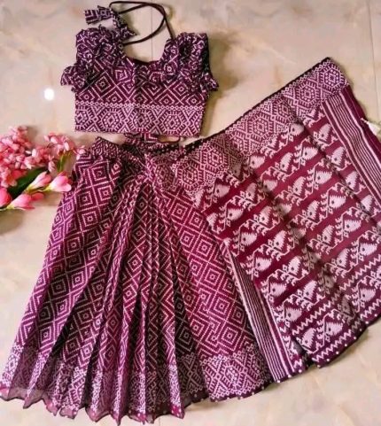 জমাদানী প্রিন্ট রেডি শাড়ী