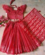 জামদানী প্রিন্ট রেডি শাড়ী - Image 2