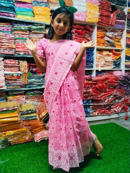 স্কিন প্রিন্ট রেডি শাড়ী