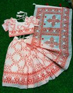 স্কিন প্রিন্ট রেডি শাড়ী - Image 2